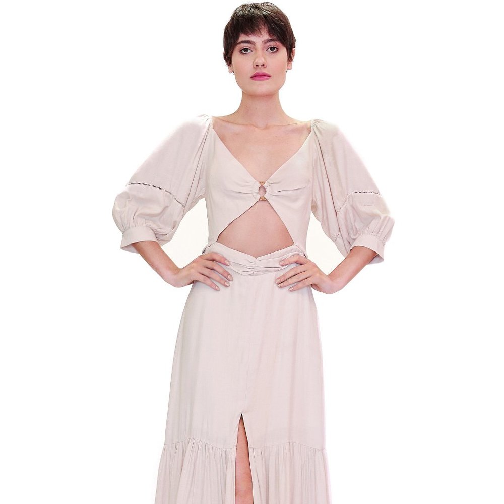 Products Cutout Maxi Dress Split Leg